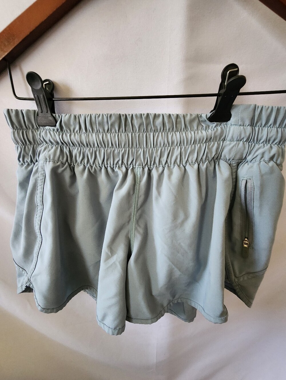 Lululemon Light Blue Shorts. Size 8 *flawed*
